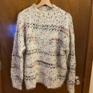 Anthropologie Fuzzy Sweater